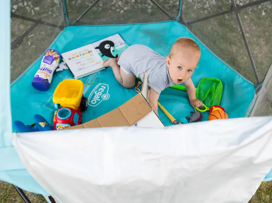 Can you put a 2 year old in a outdoor playpen?